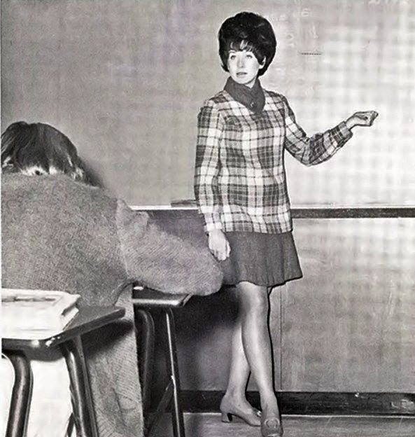 Vintage teacher gym miniskirt